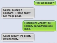 Zobacz jak łatwo stracić faceta... Czy też tak wypisujesz do swojego? ;/