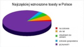 Zobacz najczęstrze wnoszone toasty w Polsce, ostatni najlepszy xD