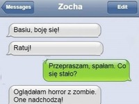 PRAWDZIWA PRZYJACIÓŁKA zawsze Ci POMOŻE! Zobacz tą ROZMOWĘ SMS o ZOMBIE! HAHA POLEWA ;D