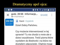 Dramatyczny apel ojca. Znowu o "świeżakach." Jakie jest Wasze zdanie? Przesada, czy ma rację?