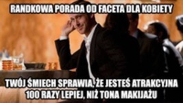 Usmiach a nie makijaż!