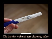 Dla żartów wykonał test ciążowy i to uratowało mu życie!