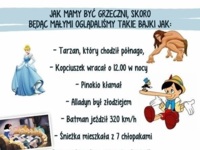 Jak mamy być grzeczni, jak byliśmy mali to oglądaliśmy takie bajki...