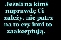 Jeżeli na kimś Ci zależy...