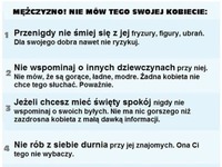 Czego niemówic swojej kobiecie