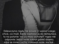 Dziewczyna nigdy nie powie...