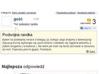 Poszła na PODWÓJNĄ RANDKĘ i zrobiła to........! MASAKRA! :/