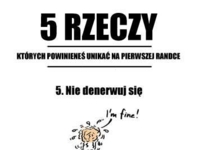 5 rzeczy których powinieneś unikać na PIERWSZEJ randce!