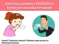 Jeśli masz problem z kaszlem to koniecznie wypróbuj ten sposób!