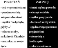 Przestań... zacznij