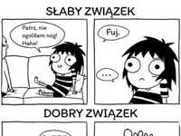 Słaby/dobry związek