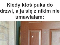 Kiedy ktoś puka do drzwi