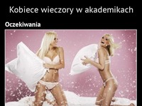 Kobiece WIECZORY w AKADEMIKU- oczekiwania FACETÓW vs rzeczywistość! Taka PRAWDA ;D