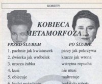 Kobieca metamorfoza PRZED i PO ślubie, haha! Kobieta zmienną jest, ZOBACZ jak! :D