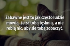 Zabawne jest to...