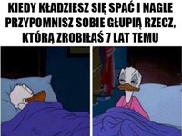 Kiedy kładziesz się spać