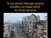 To jest powód dlaczego syryjscy uchodźcy nie mogą wrócić do swojej ojczyzny