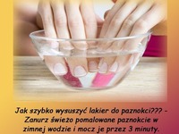 Jak szybko wysuszyć lakier do paznokci?