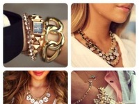 Złota biżuteria- uwielbiam ♥