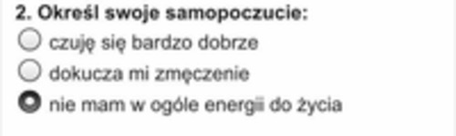 Moje samopoczucie