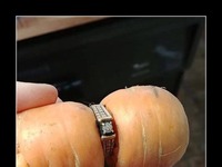 84-letnia kobieta z Kanady w 2004 roku zgubiła swój pierścionek zaręczynowy na swojej farmie. Odnalazła go po 15 latach... na marchewce!