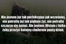 Nie jestem już tak perfekcyjna