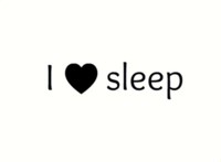 Kocham spać.