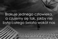Brakuje jednego człowieka...
