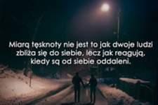 Miarą tęsknoty nie jest...