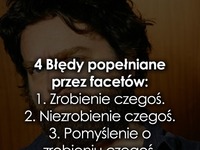 4 błędy popełniane przez facetów