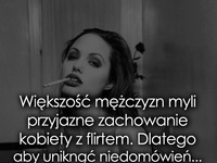 Większość mężczyzn myli przyjazne zachowanie