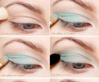 Fajny make up :) Pastelowe kolory