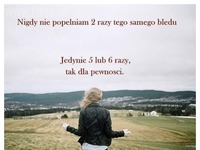 Nie popełniam...