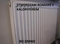 Romans z kaloryferem