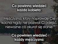 Co powinna wiedzieć każda kobieta vs facet