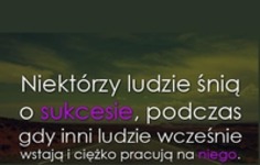 Niektórzy ludzie śnią.