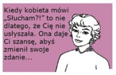 Kiedy kobieta mówi...