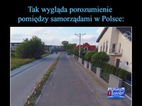 Zamiast jednej porządnej drogi, wybudowali dwie równoległe, ogradzając je słupkami... DRAMAT!