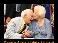 Poznajcie Alvina i Gertrude. On ma 94 lata, ona 98. Poznali się na siłowni i... właśnie pobrali!