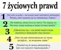 7 życiowych prawd! Poznaj wszystkie, a Twoje życie będzie łatwiejsze :)