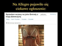 Na Allegro pojawiło się ciekawe ogłoszenie... Ktoś się skusi?