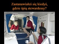 Zastanawiałeś się kiedyś, gdzie śpią stewardessy? Zobacz!