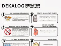 Dekalog zdrowego odżywiania - o tym nie zapominaj!