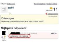 Jego dziewczyna woli bez gumy, hahaha zobacz co mu doradzili