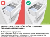 14 najczęstszych błędów, które popełniamy podczas robienia prania