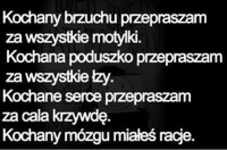 Przepraszam za wszystko