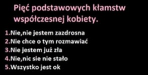 Kłamstwa współczesnej kobiety