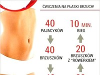 Ćwiczenia na płaski brzuch ! Do dzieła !