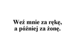 Weź mnie za rękę