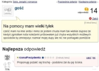 Dziewczyna ma problem z wielkim tyłkiem, zobacz co jej poradzili! :)